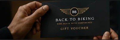 Back to Biking motorcycle experience gift voucher